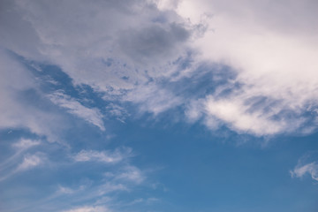 clouds with blue sky backgrounds
