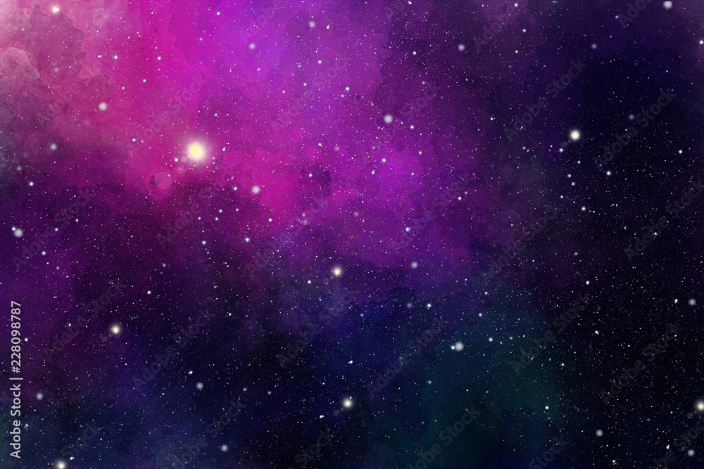 Wall mural watercolor abstract background with space