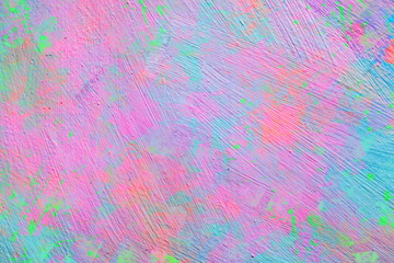 Vivid  paint close up texture background with  vibrant colorful creative patterns and dynamic strokes.   With colors for creativity, imaginative ideas. Suitable for print, web, posters.
