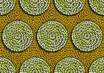 Textile fashion, african print fabric, abstract seamless pattern, vector illustration file.