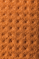 New orange kitchen dishcloth top view