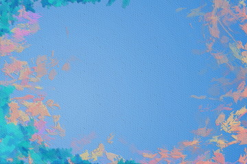 Obraz premium Vivid paint close up texture background with vibrant colorful creative patterns and dynamic strokes. With colors for creativity, imaginative ideas. Suitable for print, web, posters.