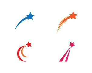 Fototapeta premium Star Logo Template vector icon illustration design