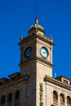 The clock tower.