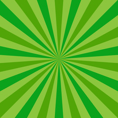 Sunlight abstract background. Green color burst background.
