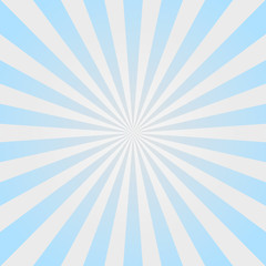 Sunlight background. Powder blue and pink color burst background with white highlight. Fantasy Vector