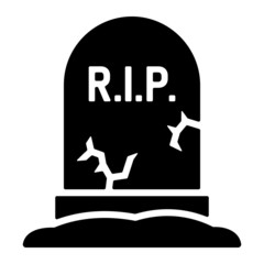 Halloween Icon - Grabstein