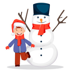 Merry Christmas greeting card, poster or banner