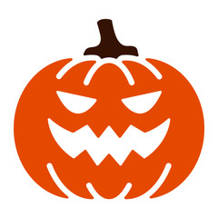 Halloween Icon - Kürbiskopf