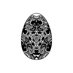 Egg shaped ornament