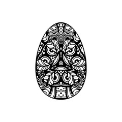 Egg shaped ornament