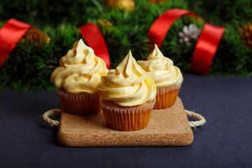 Christmas lemon cupcake 2