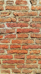 Obraz premium Texture of ancient red brick wall