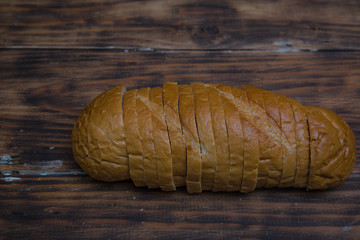 White sliced tasty and delicious bread