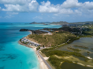 panoramic view of the island