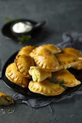 Homemade savory hand pies © marysckin