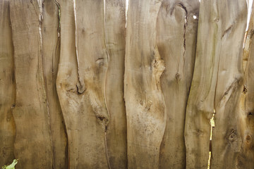 Fence from old wooden boards. Wooden texture. Close-up, Background