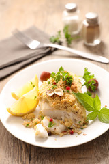 fish fillet with breaded