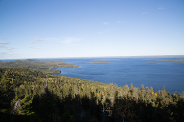 Landscape north of the koli mountain, Pielinen