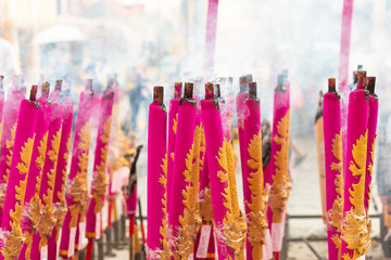 Giant Chinese incense stick