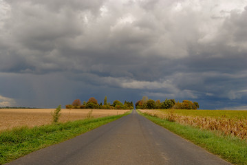 Fototapeta na wymiar Regenwolken