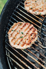grilled cutlet for burgers