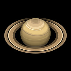 Saturn icon. Isometric of saturn vector icon for web design isolated