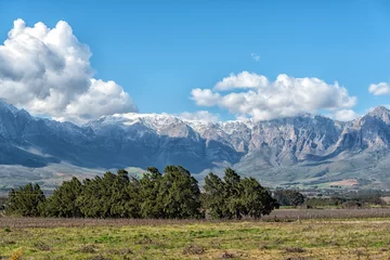 Foto op Canvas View from Bains Kloof Pass towards the Hex River Mountains © dpreezg