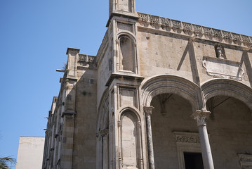Palermo, Italy - September 08, 2018 : View of Santa Maria della Catena church