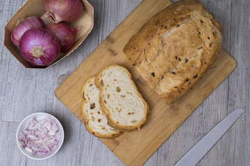 pan de cebolla