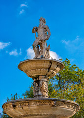 Fragment of the Danubian Fountain in Budapest