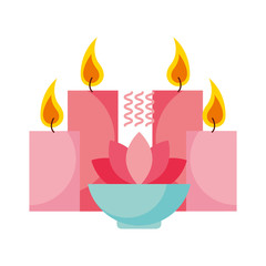 aromatherapy flower diffuser and candles spa healthy