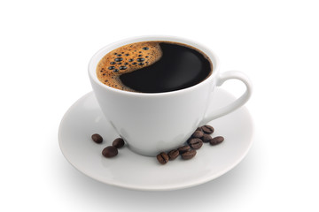 white coffee cup