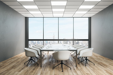Modern conference room interior