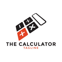 Calculator logo icon design template vector illustration