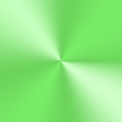 Green conical gradient with the effect of a mettalic plate