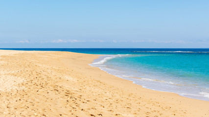 Fototapeta na wymiar cadiz beach on a sunny day, andalucia