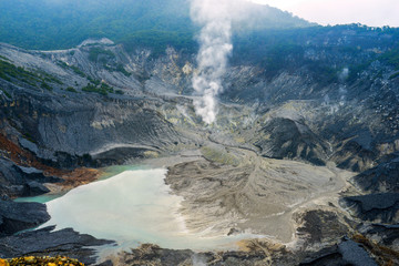  Gunung Tangkuban Parahu volcano in Indonesia