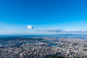 皿倉山展望台からの眺め
