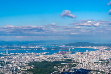 皿倉山展望台からの眺め