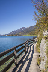 Obraz premium Wolfgangsee - Bürglstein