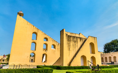 Vrihat Samrat Yantra, the world's largest sundial at Jantar Mantar in Jaipur, India