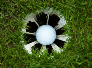Golf Ball in the Hole