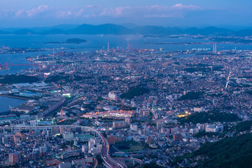 新日本三大夜景（皿倉山展望台）