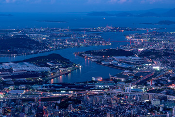 新日本三大夜景（皿倉山展望台）