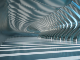 Abstract structure,Product showcase background,Long tunnel,Long corridor.3D rendering