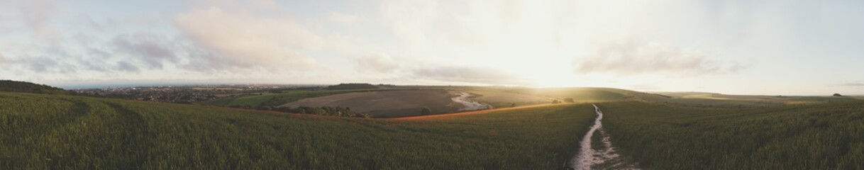 Fototapeta premium sunset panorama