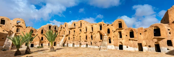 Tuinposter Tunesië Ksar Ouled Soltane bij Tataouine, Tunesië