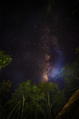 Fototapeta na wymiar The Milky Way, Cianjur Indonesia