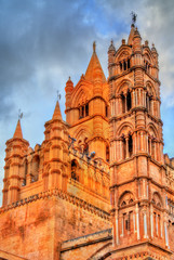 Naklejka premium Palermo Cathedral, a UNESCO world heritage site in Sicily, Italy